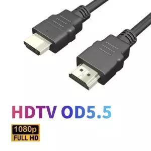 HDTV OD5.5 케이블 1080P 호환 고화질 고속 HD 데이터 버전 컴퓨터 모니터 비디오 노트북