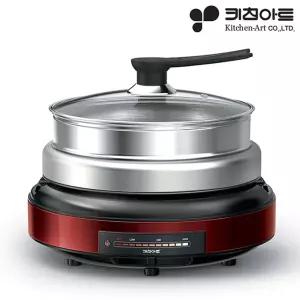 키친아트 코코 대용량 멀티쿠커 전기냄비 전골 4리터 KM-A01XP