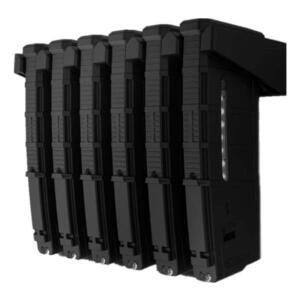 AR-15 PMAG 행랙 ABS 매그 스탠드 브래킷 에어소프트 소총 매거진 디스플레이 보관용 6 슬롯 벽 마운트 랙