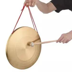 황동 동 공 심벌 라운드 플레이 망치 포함 오페라 타악기 22 cm 30