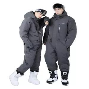 스노우보드복 점프수트 방한 스키장 일체형 방수 스키복 방풍 상하의