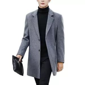 남자 간절기 정장 코트 트렌치 빅사이즈 트위드 겨울 가을