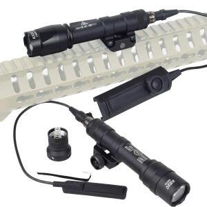 전술 SureFire M600 Airsoft 손전등 사냥 스카우트 토치 라이플 AR15 건 LED 라이트 버튼 원격 스위치