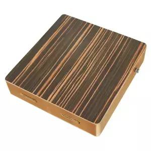Cajon 드럼 컴팩트 휴대용 여행 박스 우드 플랫 핸드 조절 가능한 타악기
