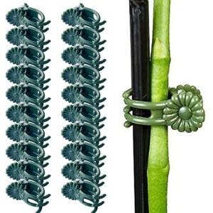 20pcs 정원 식물 클립 나비 난초 줄기 클램프 꽃 포도