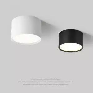 초박형 표면 장착형 다운라이트 원형 LED 무펀치 천장 투광등 상업용 사무실 복도 버킷 조명