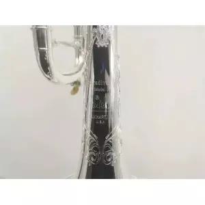 트럼펫 Stradivarius 180s-37 기념일 실버 파이프 플랫 악기 황동 학생
