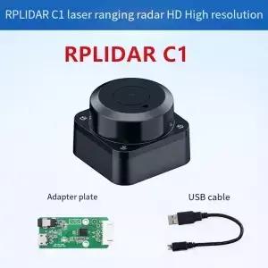 SLAMTEC RPLIDAR C1 라이더 센서 TOF 12m 범위 360 ° 스캐닝 로봇 포지셔닝 매핑 내비게이션 장애물 회피
