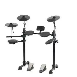 전자 드럼 세트 풀 실리콘 키트 180 톤 타악기 음악 USB MIDI 헤드폰 인터페이스 4 3 심벌즈