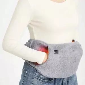 USB 휴대용 손 따뜻하게 충전식 플러시 재사용 가능한 전기 발 히터 홈 겨울 복부 유지