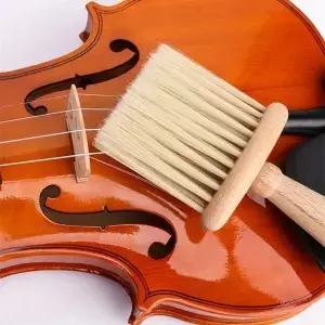 Miwayer Universal Violin Cleaning 1pc 기타 및 바이올린 액세서리 용 부드럽고 효과적인 브러시 악기를