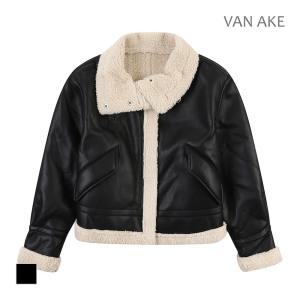 [반에이크] 퍼배색 무스탕 점퍼_VB41HCQ302Z