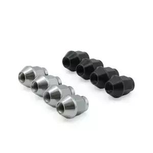 4개 M10x1.25 러그 너트 휠 허브 환송 HS ATV 스쿠터 버기 UTV 쿼드 바이크 차량 모토 알로이 알루미늄 림
