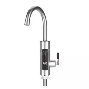 3000W 220V 전기 주방 온수기 탭 인스턴트 핫 스테인레스 스틸 수도꼭지 히터 냉난방