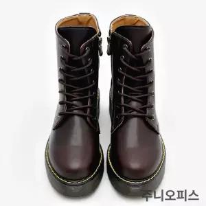 워커부츠 여자워커 인조가죽 키높이 통굽