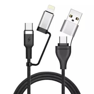 있을유 PLEOMAX 초고속 충전 케이블 4IN1 멀티 PD PPS (PM-PD60W) 휴대용케이블