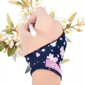 그래픽 드로잉 태블릿 HUION/WACOM/XP-PEN용 귀여운 두 손가락 장갑 스케치 페인팅 아트 학생용 땀 방지