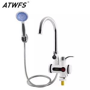 ATWFS 탱리스 온수기 수도꼭지 샤워 인스턴트 전기 온수 탭 주방 및 욕실용