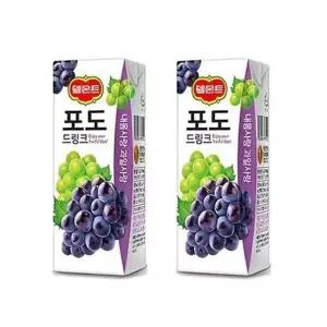 롯데 델몬트 포도드링크팩 190ml x48 무배