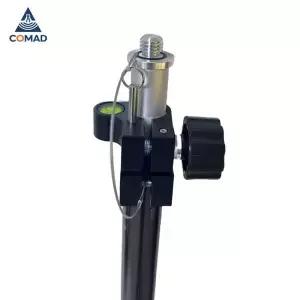 Foif 측량 GNSS 탄소 섬유 질감을 위한 2.2M 텔레스코픽 프리즘 GPS 폴 RTK 막대