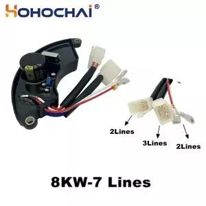 발전기 AVR 7 와이어 450V 470UF 단일 및 3 상 동일 전력 부품 8KW