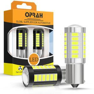 오프라 2pcs LED 1156 BA15S P21W BAY15D 자동차 트럭 ATV 라이트 5630SMD 방향 지시등 DRL 전구 12V 24V