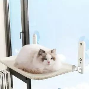 고양이 해먹 침대 접이식 흡착 반려동물 고양이 창문 해먹 선반