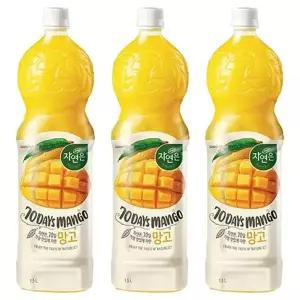 웅진 자연은 망고 주스 1.5L x  12PET