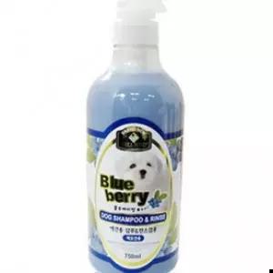 백모용 강아지목욕 블루베리향 샴푸린스겸용 750ml
