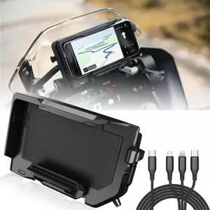 BMW 오토바이 휴대폰 홀더 무선충전 GPS 마운트 R1200GS R1250GS ADV
