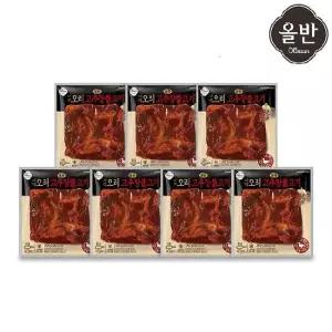 신세계푸드 올반 오리 바짝 불고기 7팩 (고추장맛 200g x7팩 )