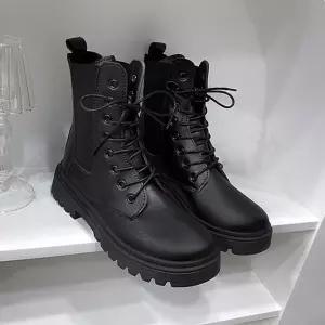 가을 워커부츠 여성부츠 워커 부츠 롱구두 미들힐