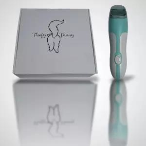 플로피 패니 2 in 1 고양이 엉덩이 트리머 및 진공 청소기 저소음 흡입기 2단 조용한 반려동물 미용사 USB