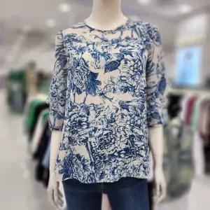 조이너스 여성 정장 25신상 라운드 프린트 여름 블라우스JAFU4WRB320US 1412996