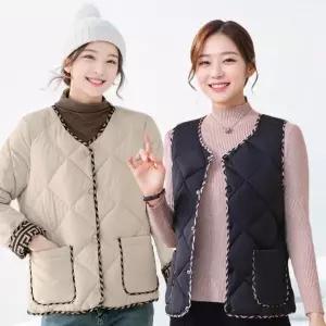 경량 베스트 여성 자켓 퀼팅 퀼팅패딩조끼 웰론패딩조끼 패딩조끼