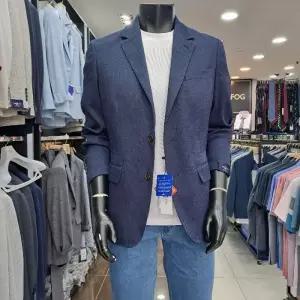 [런던포그]런던포그 HL01 네이비  린넨 혼방자켓 Zoajc660 (33842399)