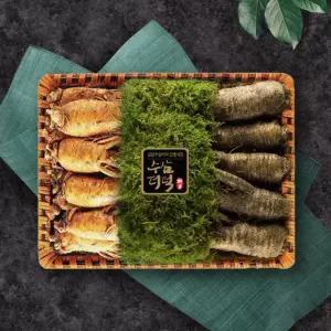[인삼명품관} 금산 수삼 600g(6-8편) + 더덕 600g (5-6뿌리) 선물세트 왕특