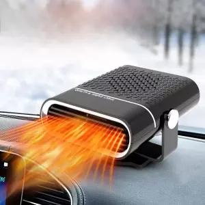 차량용 난방기 시거잭 볼트 히터 화물차 온풍기-12v 150w 블랙