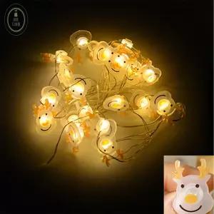 다채몰 LED 캐릭터 가랜드 루돌프 홈파티데코가랜드