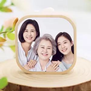 맘씨메이드 전문보정 납골당 액자 사진 꾸미기 추모용품 미니 봉안당 자작나무 1호(4.5x4.5cm)