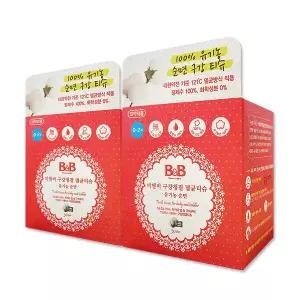 비앤비 구강청결 멸균티슈 30매 x2팩 아기 칫솔 치약 물티슈