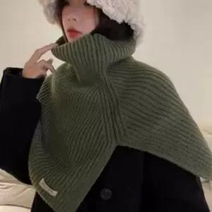 오너클랜 여성 니트 넥워머 터틀넥 폴라 머플러 방한 터틀넥 겨울 니트목토시 목토시 방한