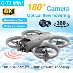 G-T3 RC 드론 8K 5G 전문가용 HD 항공 촬영 장애물 회피 원격 조종 듀얼 카메라 쿼드콥터