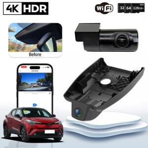 카플레이 네비게이션 carplay 비디오 레코더 UHD 플러그 앤 플레이 4K 2160P 차량용 DVR 대시캠 도요타 C HR CHR 2018 2019 2020 2021 2022 2023용