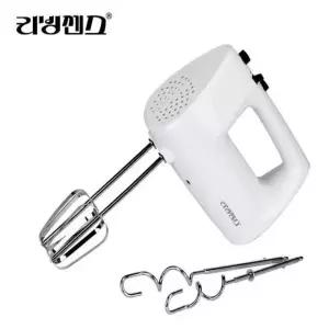 거품기 머랭치기 리빙센스2050/화이트 핸디형 전동 휘핑기 반죽기 핸드믹서