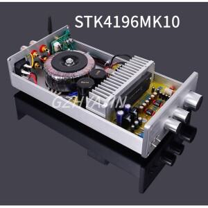 Sanyo 두꺼운 필름 블루투스 호환 5.0 하이파이 오디오  앰프, 고저음 조절 가능 파워 STK4196MK10, STK417