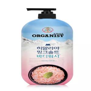 온더바디 오가니스트 핑크솔트 바디워시 900g (로즈/민트)