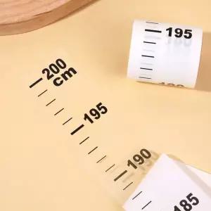 투명 키재기 스티커 200cm 롤타입