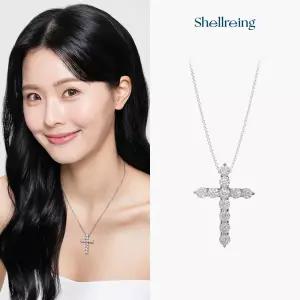[셸링주얼리] 그라티아 십자가 목걸이 다이아 큐빅 선물추천