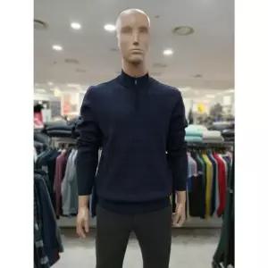 [크로커다일남성]크로커다일 세이브존05 전판 조직 하프 짚업 A9KR433638 (29589120)